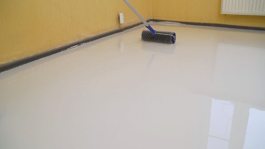 epoxy in the floor